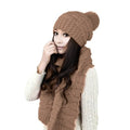 Sweater Scarf and Hat Set