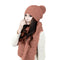 Sweater Scarf and Hat Set