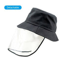 Anti-droplets Hat Full Face Mask Protective Cap Detachable Design Reusable Outdoor Face Protector for Men Women