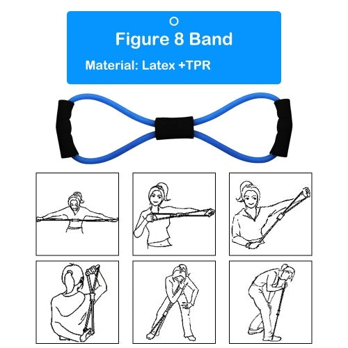 5pcs Yoga Equipment Set Pilates Ring Yoga Cotton Strap