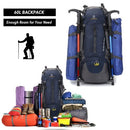 60L Hiking Backpack Water-resistant