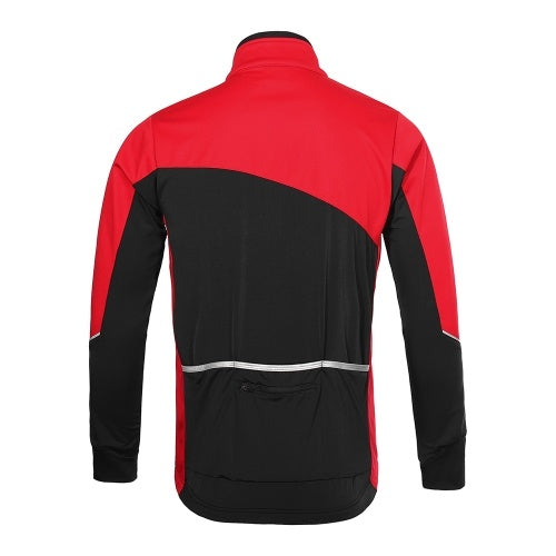 Men Cycling Jacket Windproof Breathable Long Sleeve