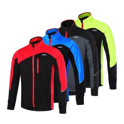 Men Cycling Jacket Windproof Breathable Long Sleeve