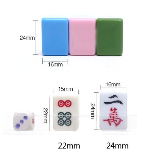 24mm Portable Mini Mahjong Set