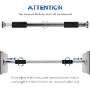 Adjustable Doorway Pull Up Bar Fitness Door Way Chin Up Horizontal Home Gym Exercise Fitness Workout Equipment 220LB Bearing