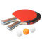 Table Tennis 2 Player Set 2 Table Tennis Bats Rackets