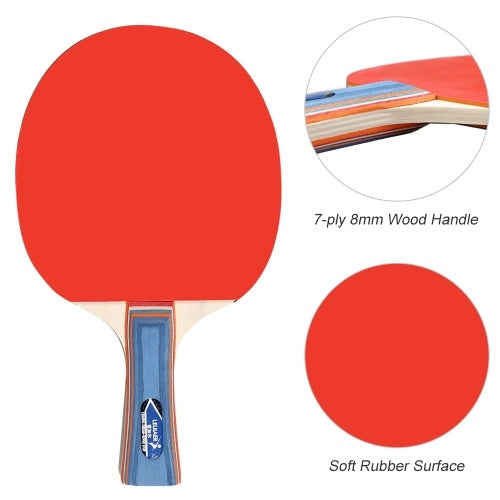 Table Tennis 2 Player Set 2 Table Tennis Bats Rackets