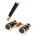 3x25 Opera Glasses Lens Retro Metal Body Mini Theater Binoculars