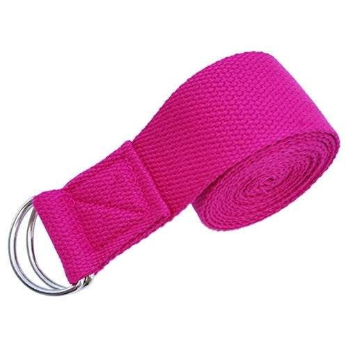 Yoga Stretching Strap Adjustable Yoga Belt Yoga Band with D-Ring Buckle