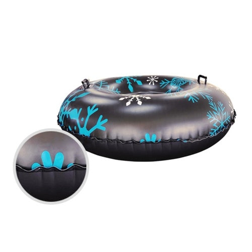 Snow Tube PVC Inflatable Skiing Sleds Heavy Duty Wearable Sledding Tube