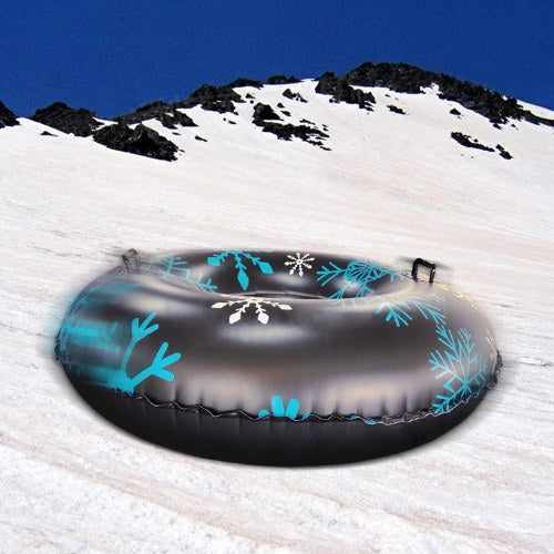 Snow Tube PVC Inflatable Skiing Sleds Heavy Duty Wearable Sledding Tube