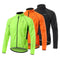 Men Reflective Cycling Jacket Breathable Long Sleeve Bicycle Jersey Wind Coat Vest Outdoor Sportswear