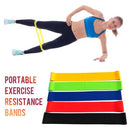 4pcs Yoga Equipment Set Discs Core Sliders Resistance Loop Band Exercise Latex Strap Perfect Abdominal Core Training Gym Yoga Pilates Rehab Kit