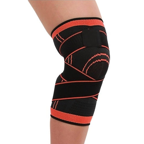 Basketball Knee Brace Pads Sports Knee Sleeve with Bandage Breathable Knee Support Protector