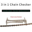 3 in 1 Bicycle Chain Checker Bike Chain Wear Indicator Tool Bicycle Chain Hook Bike Bolt Measurement Tool