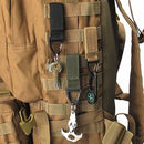 Multi-purpose Tactical Gear Clip Key Ring Holder Military Belt Keeper Utility Hanger Hook