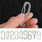 Carabiner Keychain Stainless Steel Pocket Tool