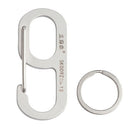 Carabiner Keychain Stainless Steel Pocket Tool