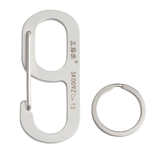 Carabiner Keychain Stainless Steel Pocket Tool