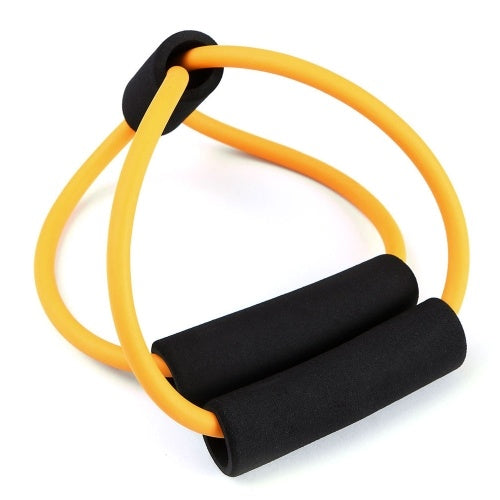 8 Shaped Resistance Bands Exercise Cords Chest Stretch Yoga Training Fitness Elastic Tube Bands