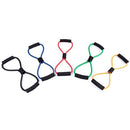 8 Shaped Resistance Bands Exercise Cords Chest Stretch Yoga Training Fitness Elastic Tube Bands