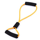 8 Shaped Resistance Bands Exercise Cords Chest Stretch Yoga Training Fitness Elastic Tube Bands