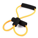 8 Shaped Resistance Bands Exercise Cords Chest Stretch Yoga Training Fitness Elastic Tube Bands