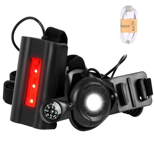 PX5 Water Resistant Adjustable Running Chest Light USB Rechargeable Sports Lamp