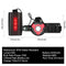 PX5 Water Resistant Adjustable Running Chest Light USB Rechargeable Sports Lamp