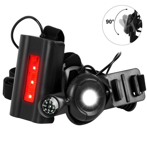 PX5 Water Resistant Adjustable Running Chest Light USB Rechargeable Sports Lamp