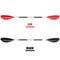 4-Piece Quick Release Asymmetrical Kayak Paddle Board