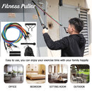 11 Pcs/Set Fitness Puller Multi-functional Muscle Strength Yoga Training Rope Resistance Belt