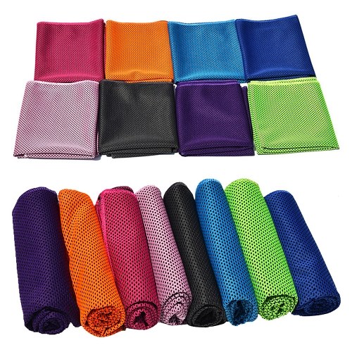 2 Pack Cooling Towel Soft Breathable Travel Ice Towel