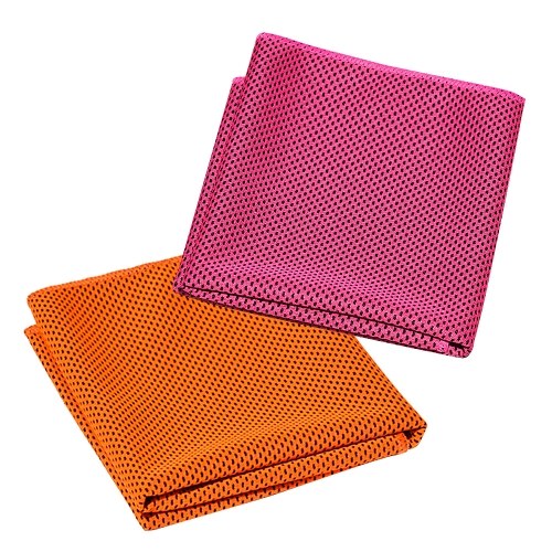 2 Pack Cooling Towel Soft Breathable Travel Ice Towel