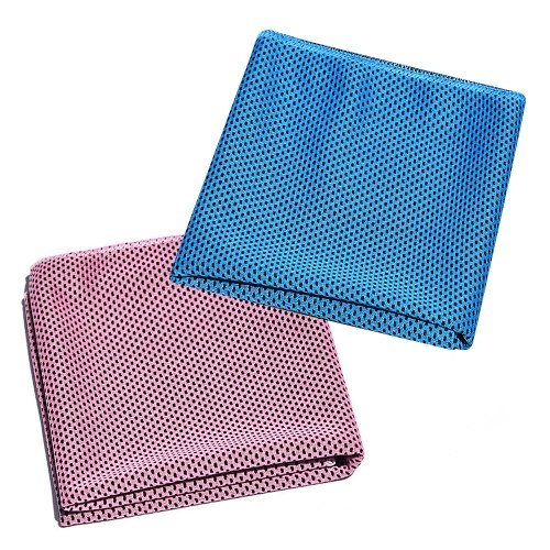 2 Pack Cooling Towel Soft Breathable Travel Ice Towel