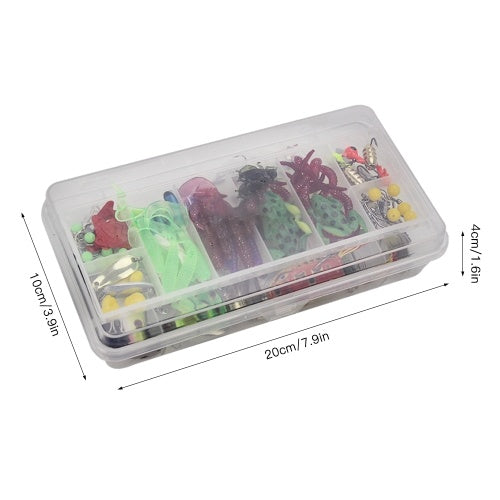 141pcs Fishing Accessories Kit Fishing Lures Baits