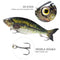 7 Inch 3oz Jointed Fishing Lure