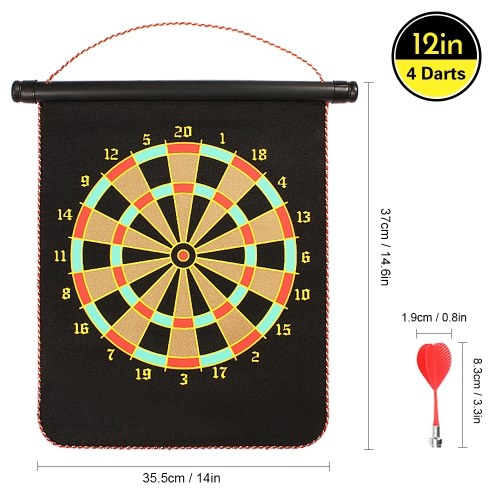 12-inch Magnetic Dart Board Darts