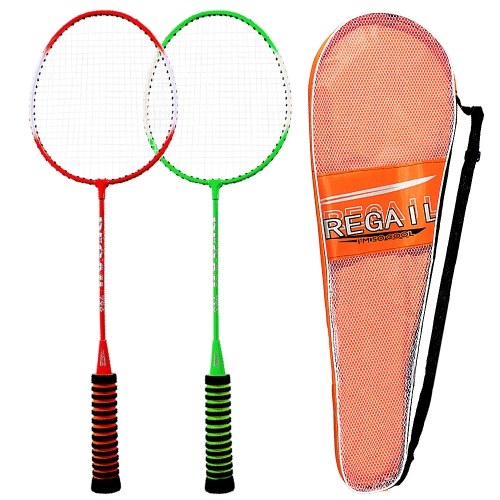 1 Pair of Badminton Racket High Elastic Sponge Grip Shot High-Grade Badminton Racquet