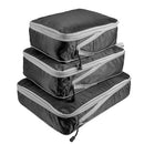 3pcs Packing Cube Set Compression Bags Luggage Organizer for Travel Bussiness Trip