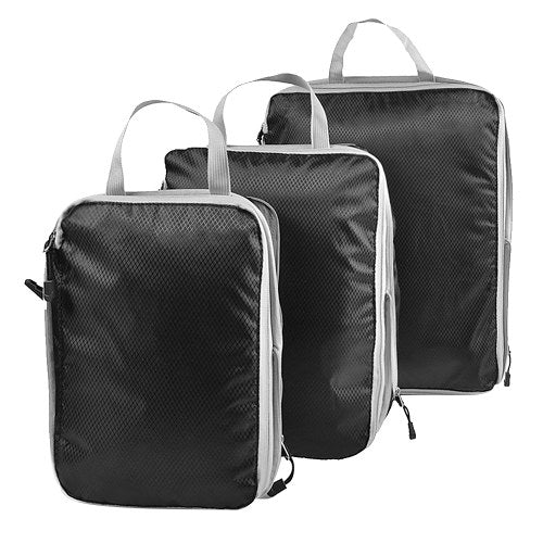 3pcs Packing Cube Set Compression Bags Luggage Organizer for Travel Bussiness Trip