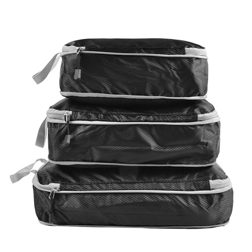 3pcs Packing Cube Set Compression Bags Luggage Organizer for Travel Bussiness Trip