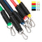 14pcs Resistance Bands Set Workout Fintess Exercise Tube Bands Jump Rope Door Anchor Ankle Straps Cushioned Handles 8-Shaped Resistance Band with Carry Bags for Home Gym Travel