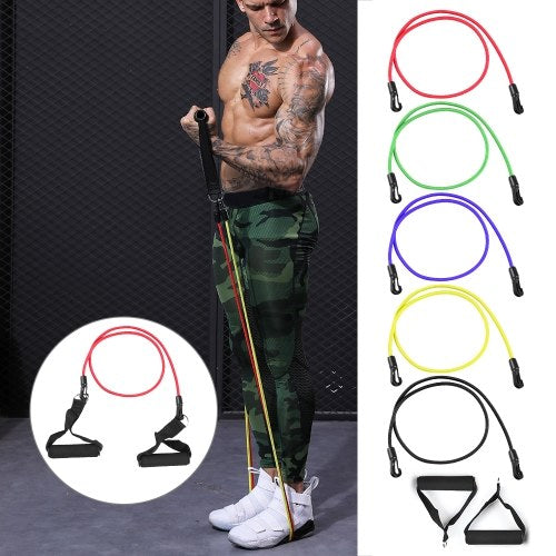 11pcs Resistance Bands Set Workout Fintess Exercise Tube