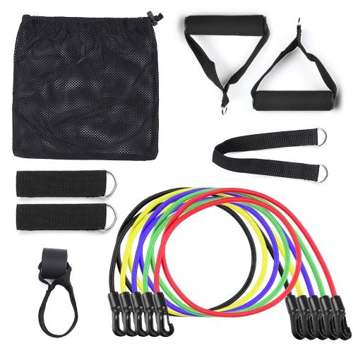 11pcs Resistance Bands Set Workout Fintess Exercise Tube