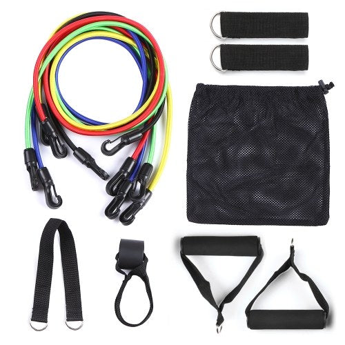 11pcs Resistance Bands Set Workout Fintess Exercise Tube