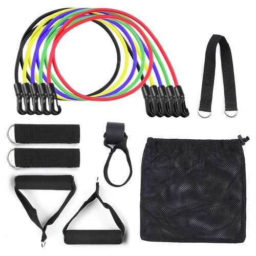 11pcs Resistance Bands Set Workout Fintess Exercise Tube