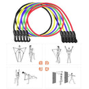 11pcs Resistance Bands Set Workout Fintess Exercise Tube