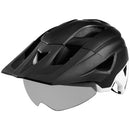 Mountain Bike Helmet with Detachable Visor Detachable Goggles Ultralight Adjustable MTB Cycling Bicycle Helmet Men Women Sports Outdoor Safety Helmet