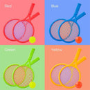 Kids Tennis Racquet Set Children Funny Tennis